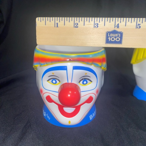 🤡Clown mugs,Barnum and Bailey,plastic,have only been used as decoration, 🤡 - Picture 9 of 14